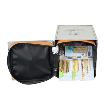 Versapak Inflight Insulated Food Carrier In Action Open